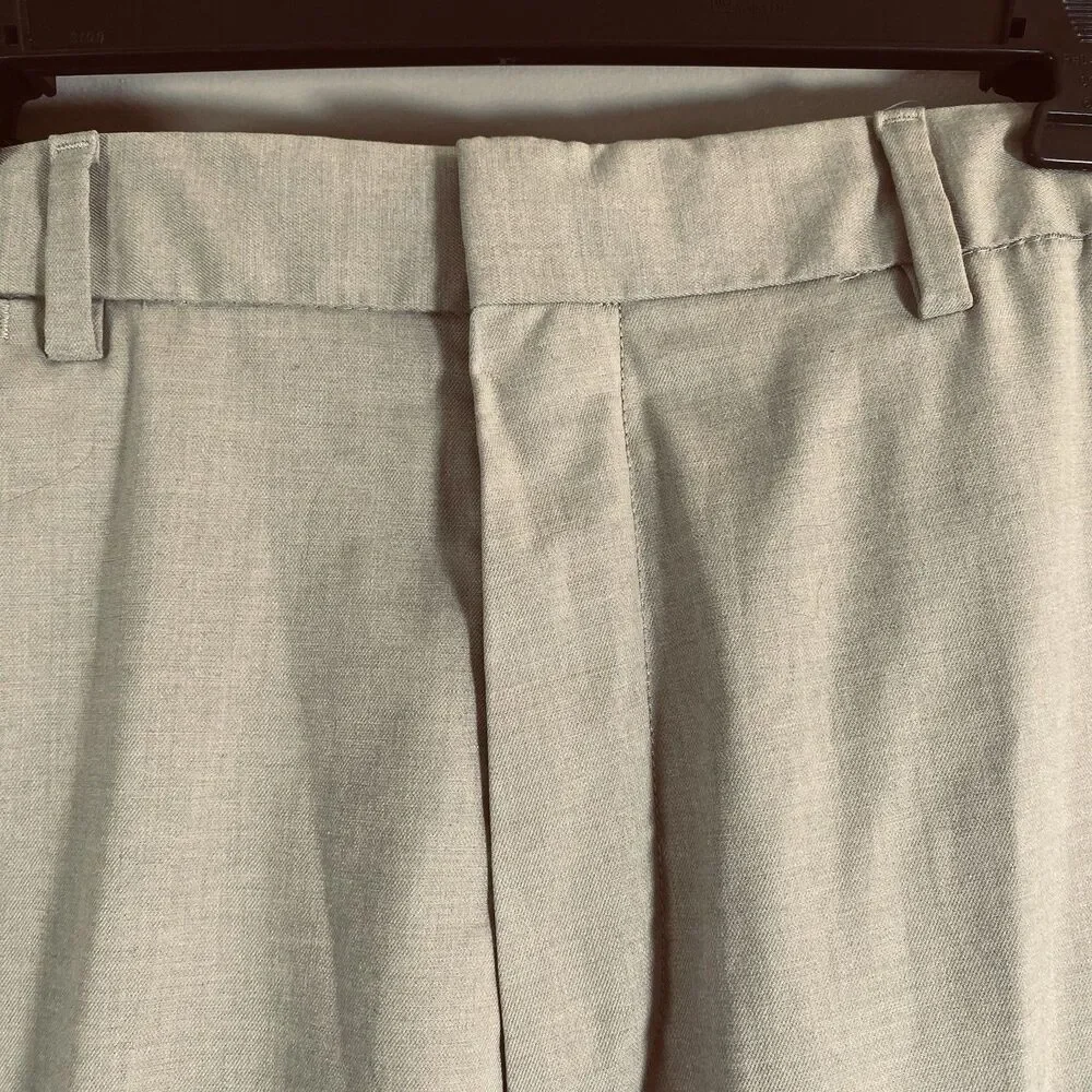 Banana Republic Core Temp Non Iron Slim Fit Tan Pants 33x32 Performance Stretch
